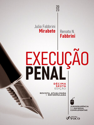 cover image of Execução Penal